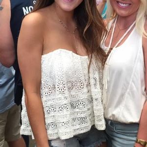 Free People Strapless Top